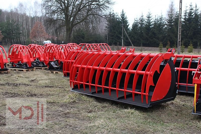 Frontladerzubehör van het type MD Landmaschinen AT Krokodilschaufel – gebogene Zähne | 1,6 m  - 2,5 m, Neumaschine in Zeven (Foto 7)